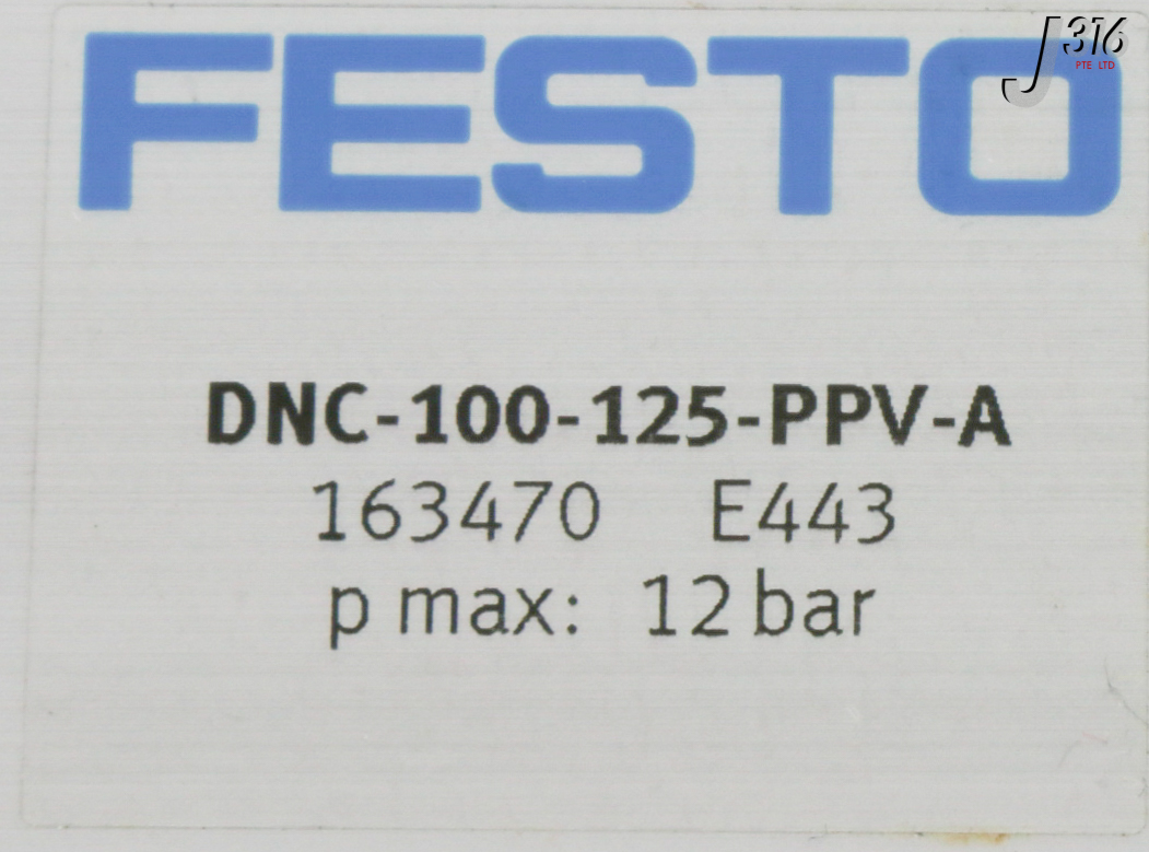 31329 FESTO ISO CYLINDER, 163470 DNC-100-125-PPV-A | eBay
